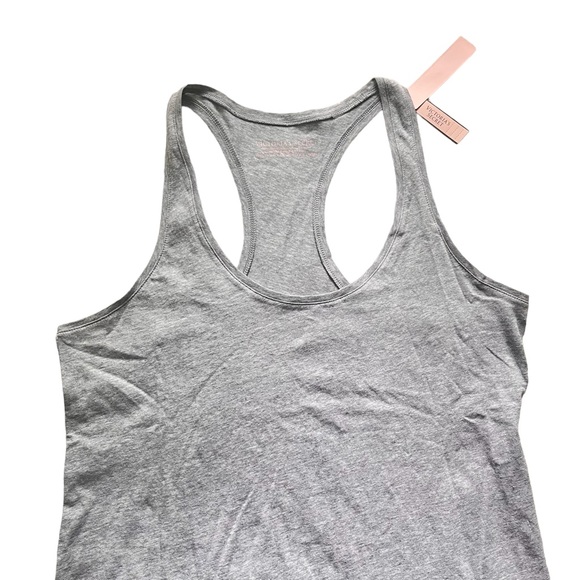 NWT VICTORIA'S SECRET Lightweight Cotton Tank Maxi Sleepshirt - Picture 13 of 15